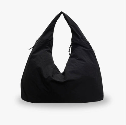 Sac Hobo Extra Large pour Femme en Nylon Recyclé – Sac Pratique et Écologique avec Poches et Bandoulière Confortable