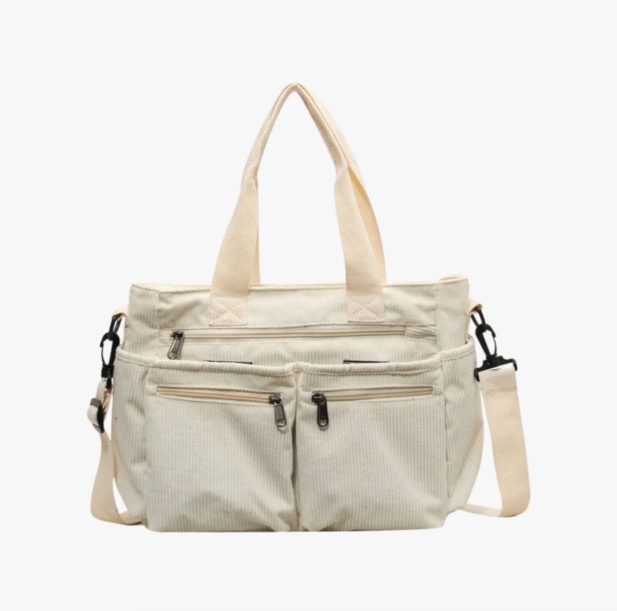 Soft Velvet Shoulder Bag for Women – Large Capacity, Practical Pockets, Multifunctional Design, Ideal for Outings and Travel
