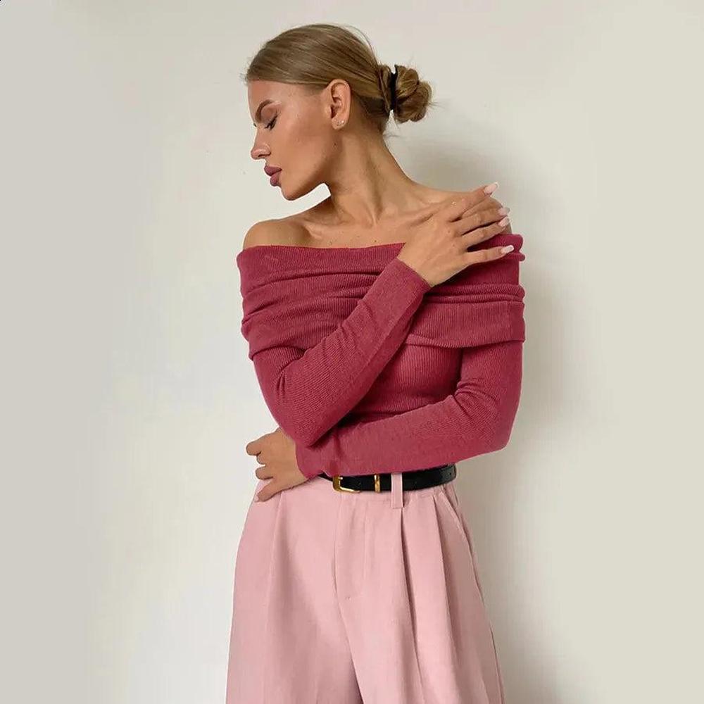 Variant image for Haut Femme Dos Nu Élégant en Maille Côtière – Top Blanc Femme Chic et Confortable-21