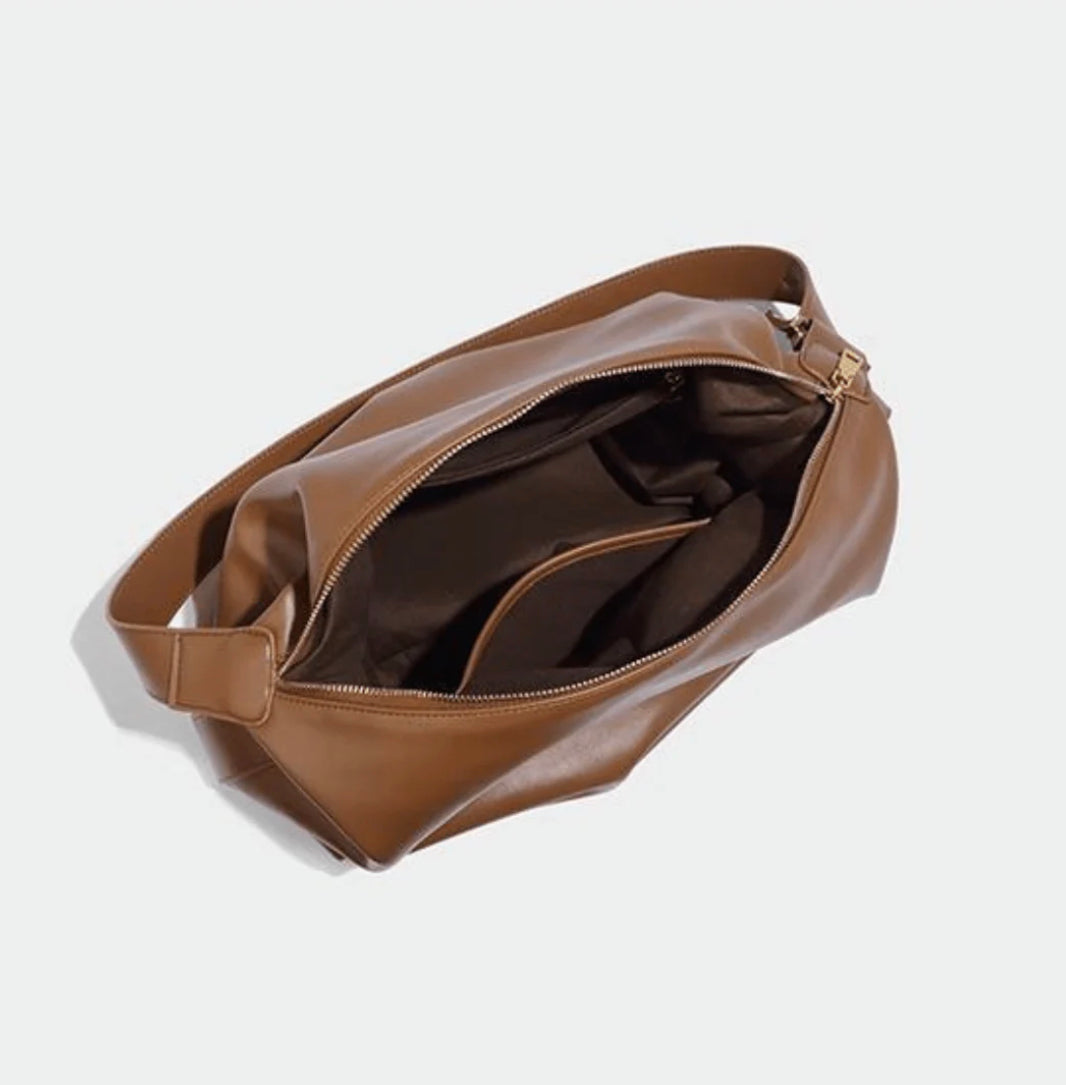 Sac à bandoulière en cuir noir pour femme – Élégant et pratique pour toutes les occasions, design réglable et spacieux