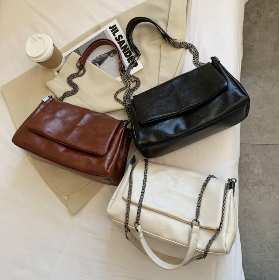 Sac à épaule en cuir synthétique pour femme – 31x20x13 cm, élégant et pratique pour les sorties et les voyages