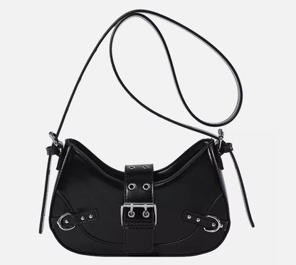 Sac à main en cuir élégant pour femmes – Sac d'épaule raffiné, 5 couleurs disponibles, 24x15x6 cm