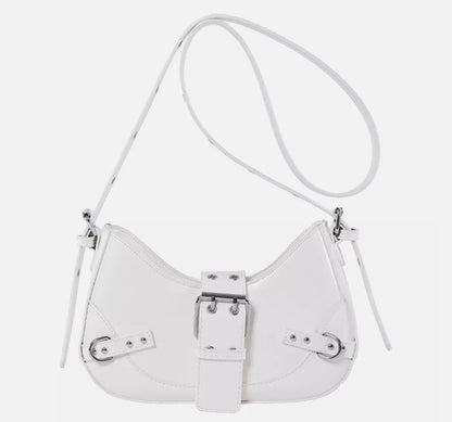 Sac à main en cuir élégant pour femmes – Sac d'épaule raffiné, 5 couleurs disponibles, 24x15x6 cm
