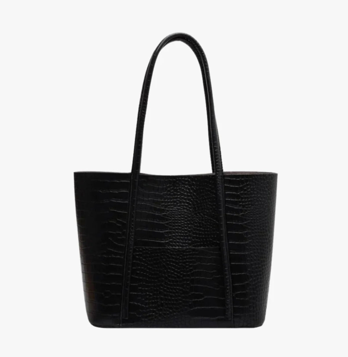 Sac à main Croco pour femmes - Élégant et pratique, dimensions 38x28x13 cm, intérieur spacieux et compartiments organisés
