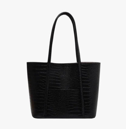 Sac à main Croco pour femmes - Élégant et pratique, dimensions 38x28x13 cm, intérieur spacieux et compartiments organisés