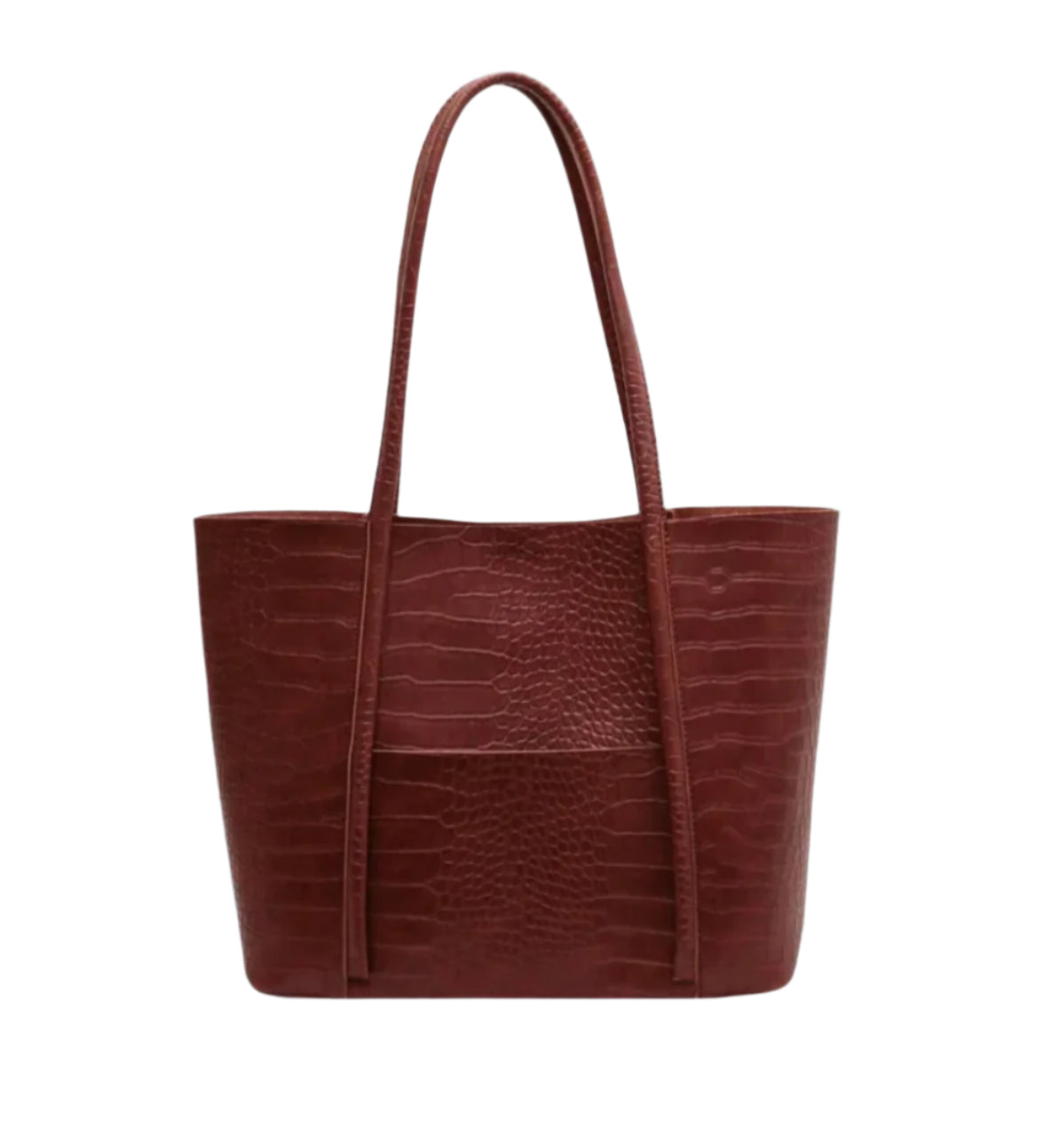 Sac à main Croco pour femmes - Élégant et pratique, dimensions 38x28x13 cm, intérieur spacieux et compartiments organisés
