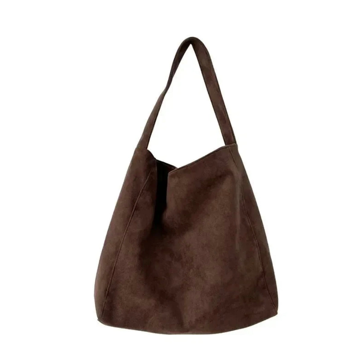 Women's leather handbag with removable shoulder strap – Elegant and practical, spacious interior, secure zipper closure