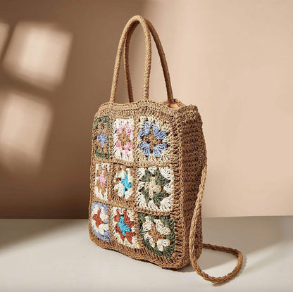 Bohemian Genuine Leather Bag for Women - Elegant Handbag with Spacious Compartments and Modern Design