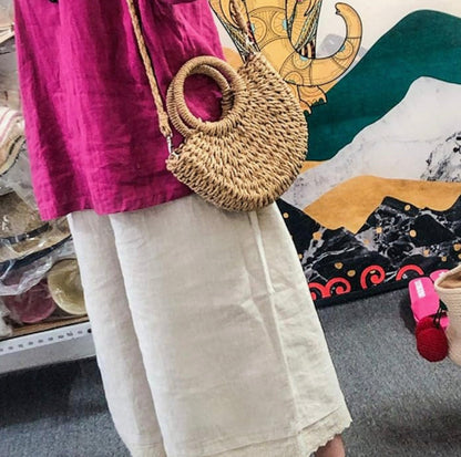 Woven Wicker Basket for Storage – Natural Elements, Practical and Elegant, Available in Multiple Sizes