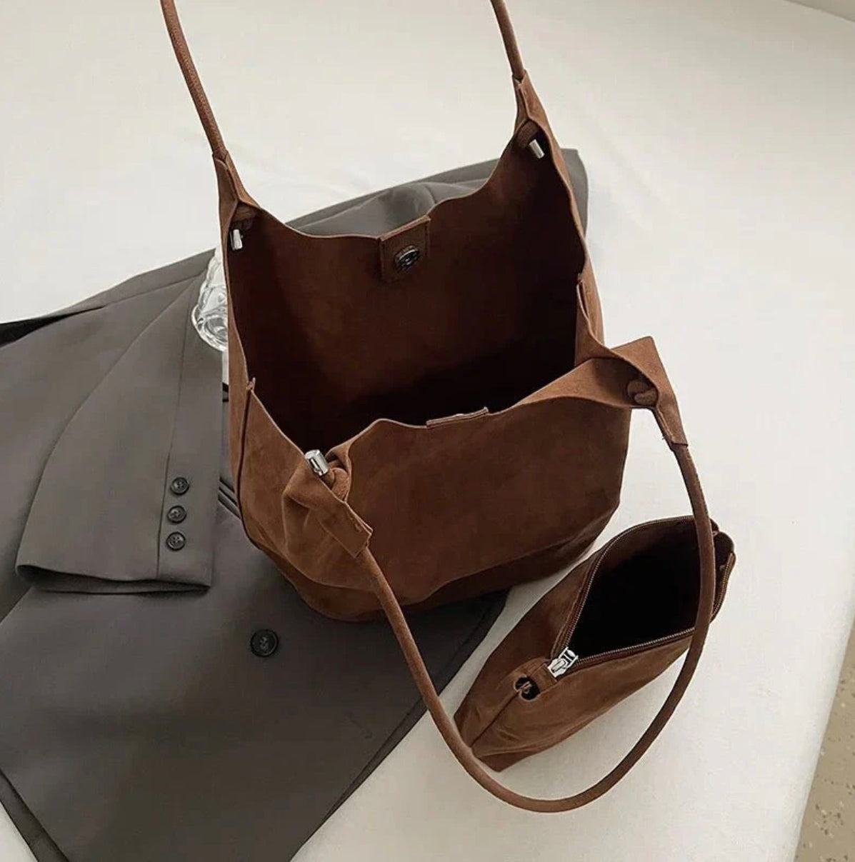 Sac à main en cuir pour femme Juliette – Cabas élégant de 42 cm, pratique et polyvalent pour un usage quotidien