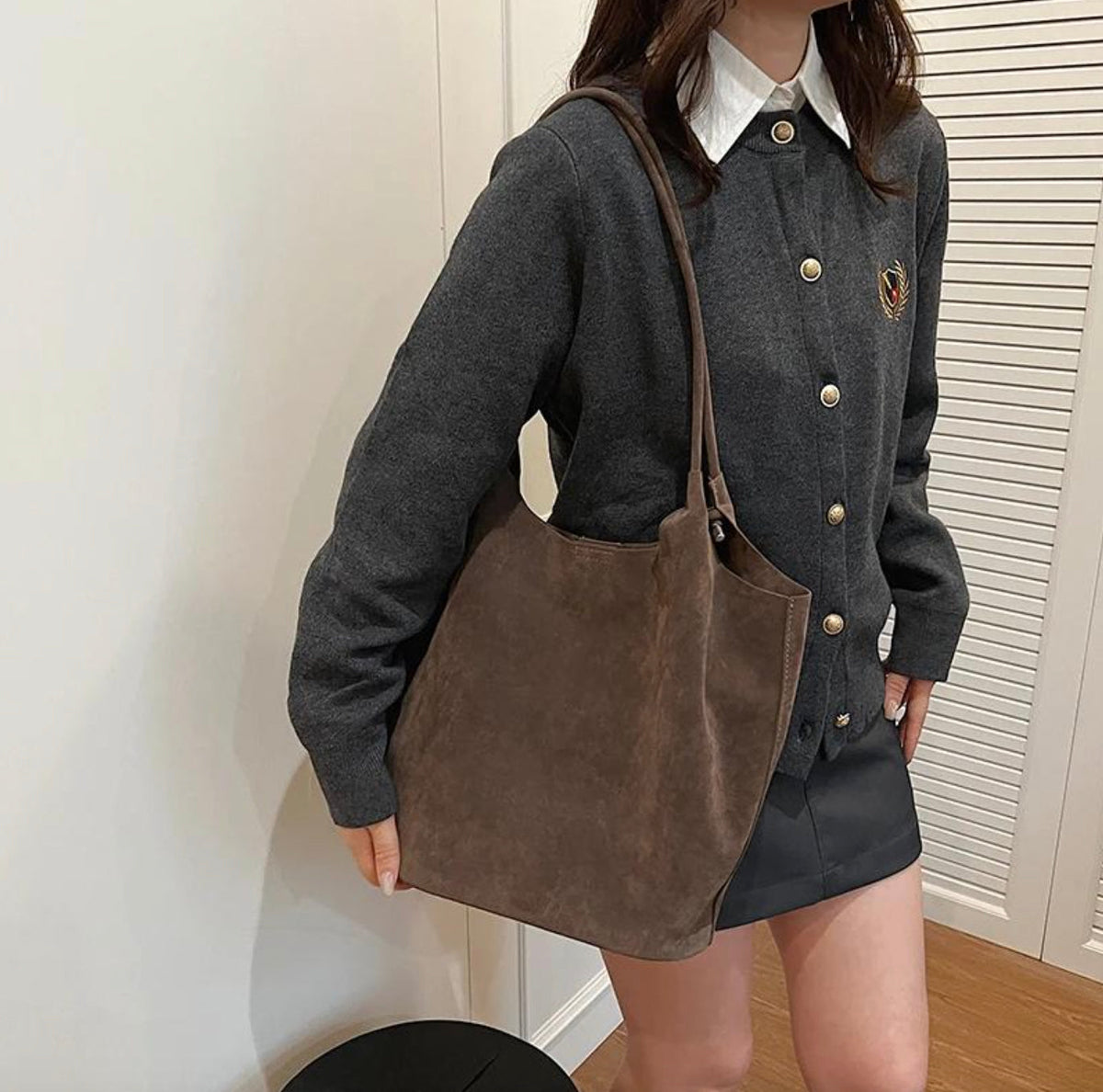 Sac à main en cuir pour femme Juliette – Cabas élégant de 42 cm, pratique et polyvalent pour un usage quotidien