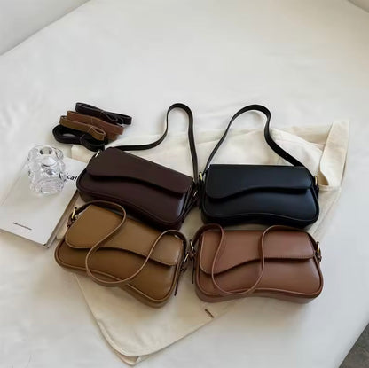 Sac à main élégant pour femme avec bandoulière réglable en cuir synthétique – Sac d'épaule pratique pour un usage quotidien