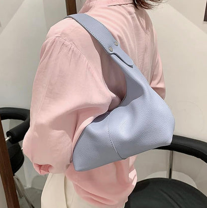 Sac à main en cuir souple pour femme Joséphine – Élégant, pratique avec bandoulière réglable, noir ou marron