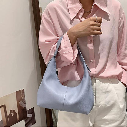 Sac à main en cuir souple pour femme Joséphine – Élégant, pratique avec bandoulière réglable, noir ou marron