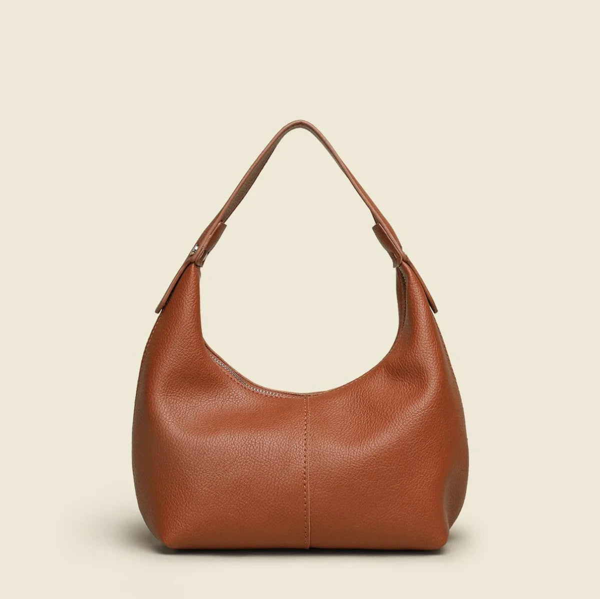 Sac à main en cuir souple pour femme Joséphine – Élégant, pratique avec bandoulière réglable, noir ou marron