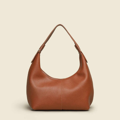 Sac à main en cuir souple pour femme Joséphine – Élégant, pratique avec bandoulière réglable, noir ou marron