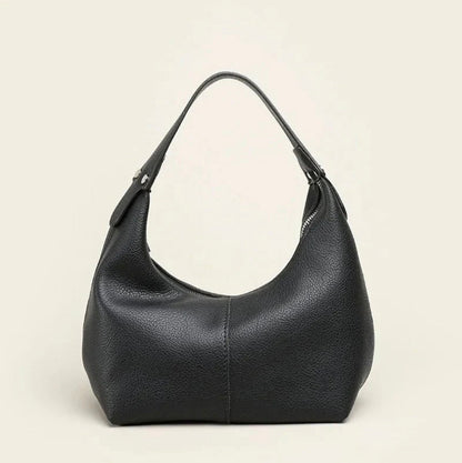 Sac à main en cuir souple pour femme Joséphine – Élégant, pratique avec bandoulière réglable, noir ou marron