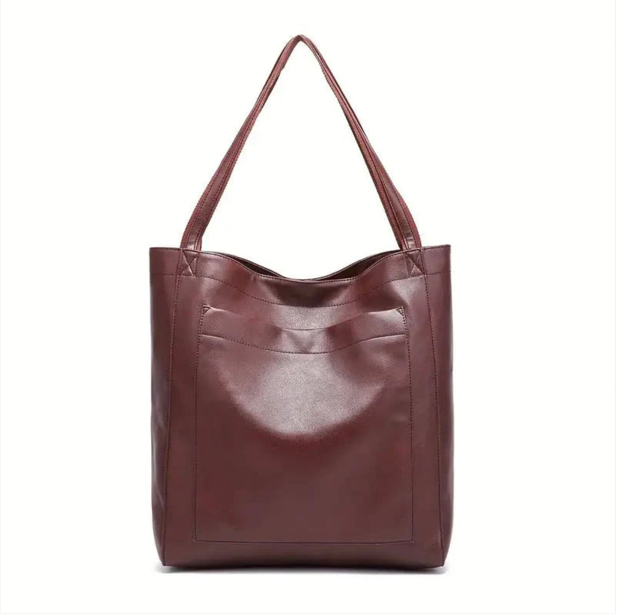 Sac à main élégant en cuir vieilli pour femme – Grande taille, résistant aux rayures et à l'eau, idéal pour toutes les occasions