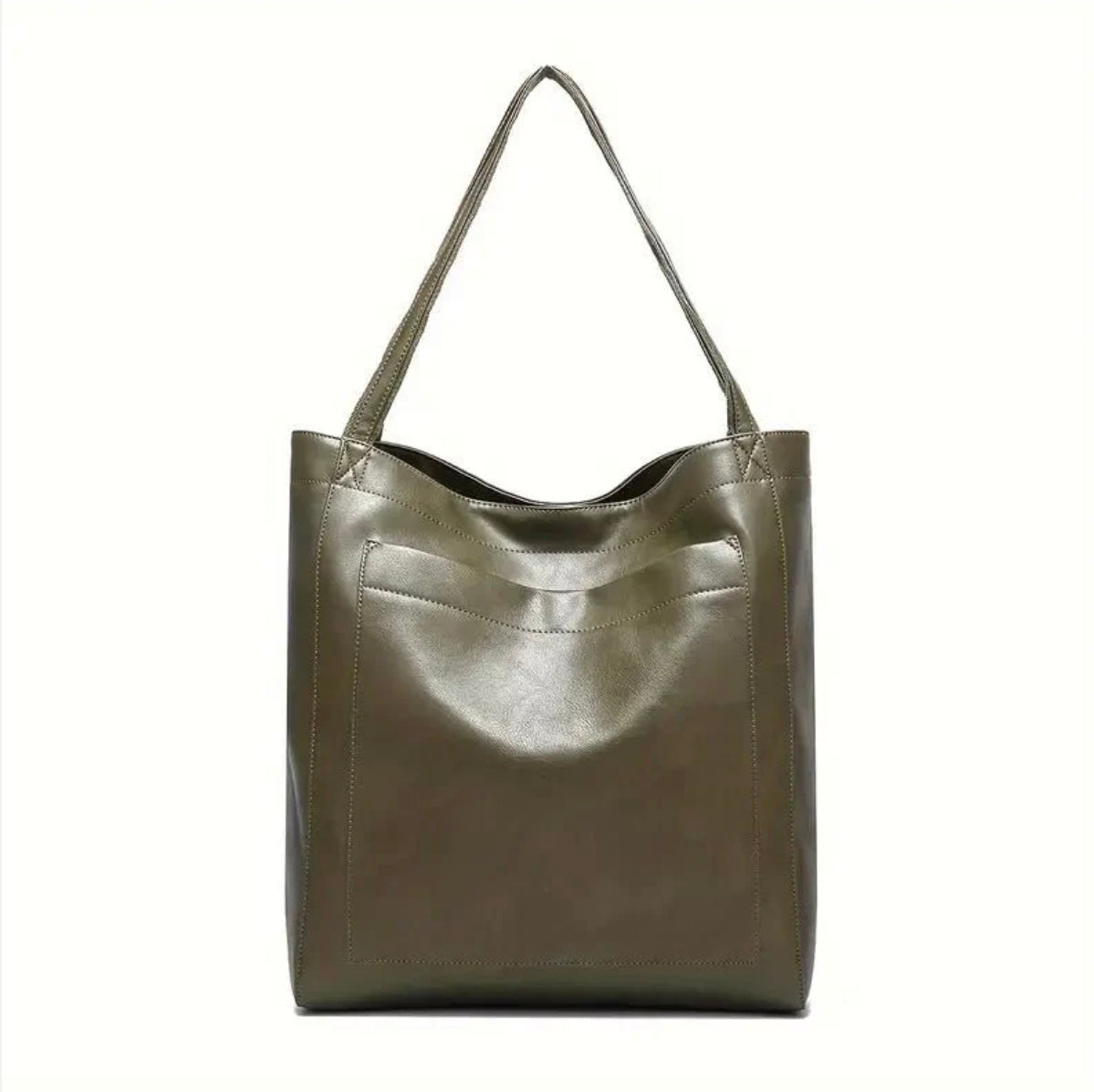 Sac à main élégant en cuir vieilli pour femme – Grande taille, résistant aux rayures et à l'eau, idéal pour toutes les occasions