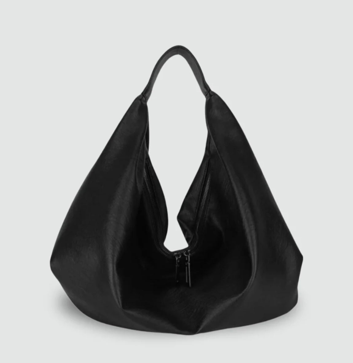 Sac à main pour femme Pauline en cuir synthétique avec doublure en nylon et poche zippée – 43 x 35 x 32 cm, élégant et pratique