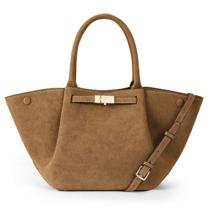 Sac à main en daim végétal pour femmes – Élégant, durable et spacieux avec des poignées confortables