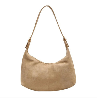 Women's Velvet Handbag with Adjustable Strap – Elegant and Versatile Hobo Bag for All Occasions
