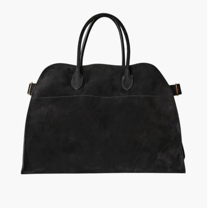 Sac à main en cuir suédé végétalien pour femme – Sac d'épaule élégant et pratique pour un usage quotidien, dimensions 38x28x23 cm