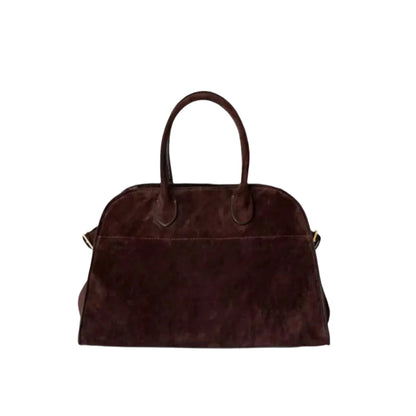 Sac à main en cuir suédé végétalien pour femme – Sac d'épaule élégant et pratique pour un usage quotidien, dimensions 38x28x23 cm
