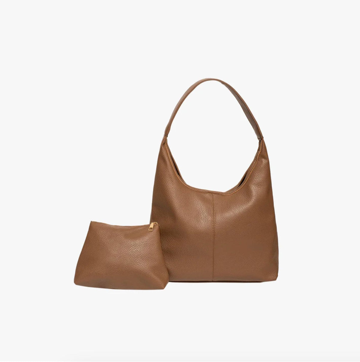 Vegan Leather Hobo Handbag for Women with Inner Pouch – Spacious and Practical, Ideal for Daily Use
