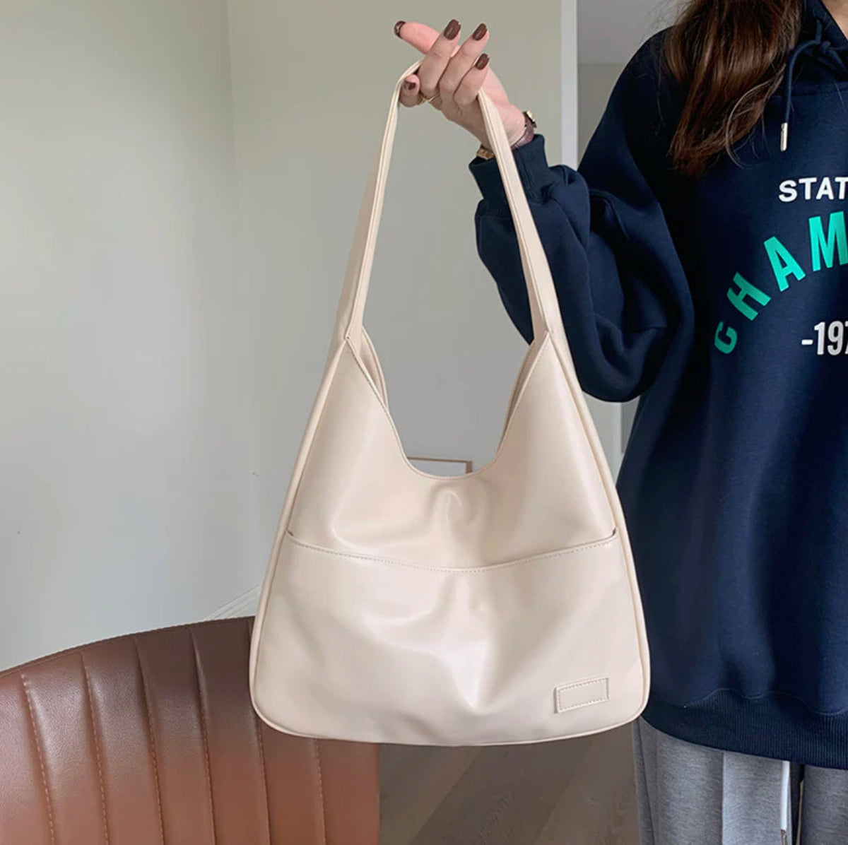 Sac à main en cuir pour femme avec bandoulière réglable – Sac fourre-tout élégant et pratique pour toutes les occasions