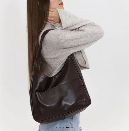 Sac à main en cuir pour femme avec bandoulière réglable – Sac fourre-tout élégant et pratique pour toutes les occasions