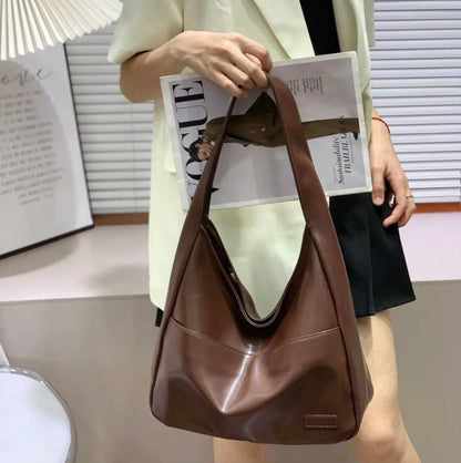 Sac à main en cuir pour femme avec bandoulière réglable – Sac fourre-tout élégant et pratique pour toutes les occasions