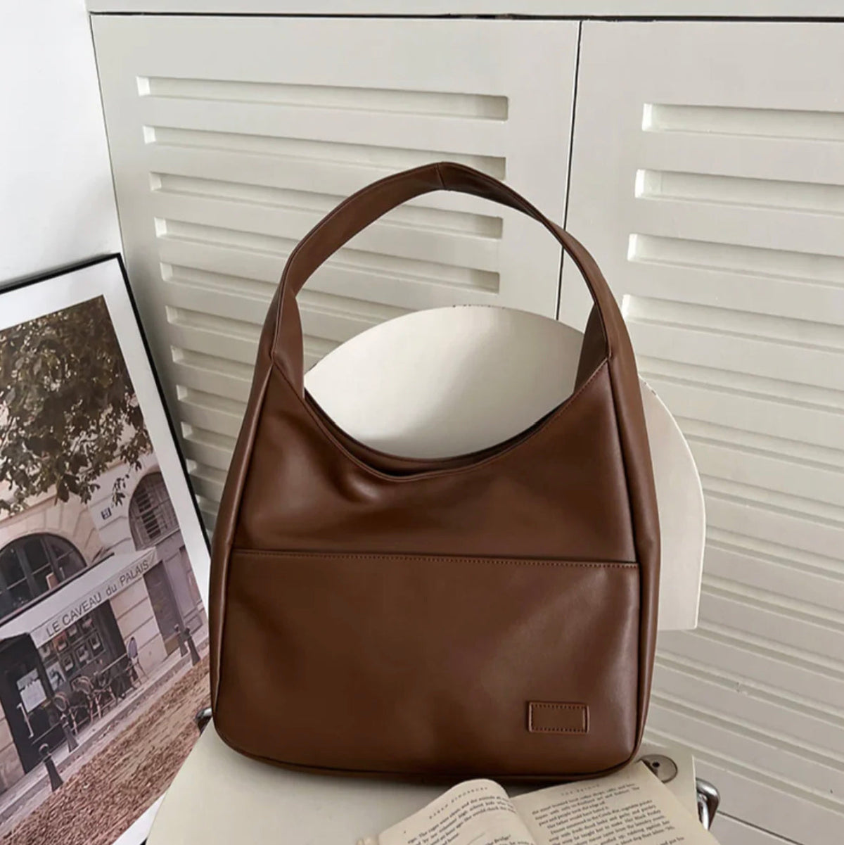 Sac à main en cuir pour femme avec bandoulière réglable – Sac fourre-tout élégant et pratique pour toutes les occasions