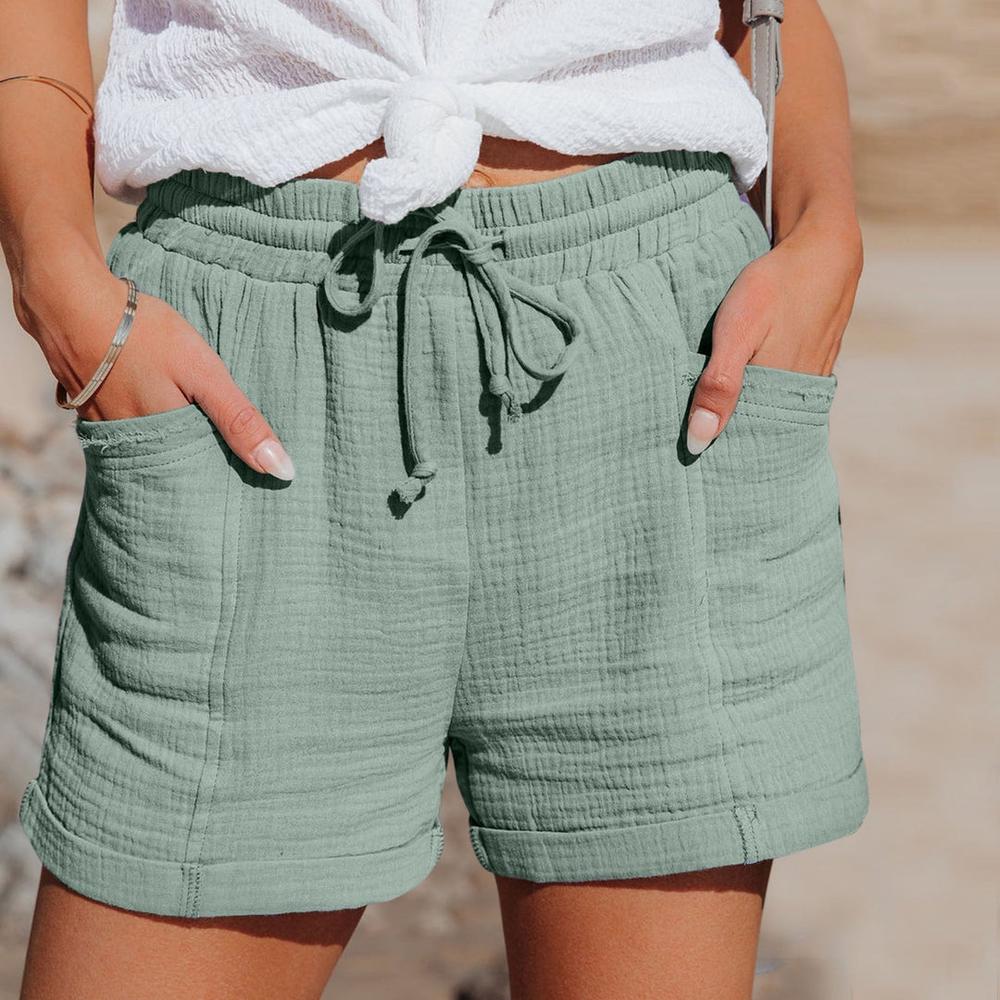 Jean court taille haute pour femmes – Confortable et élégant, idéal pour l'été et les activités sportives