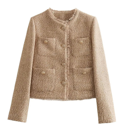 Veste élégante pour femme avec boutons dorés