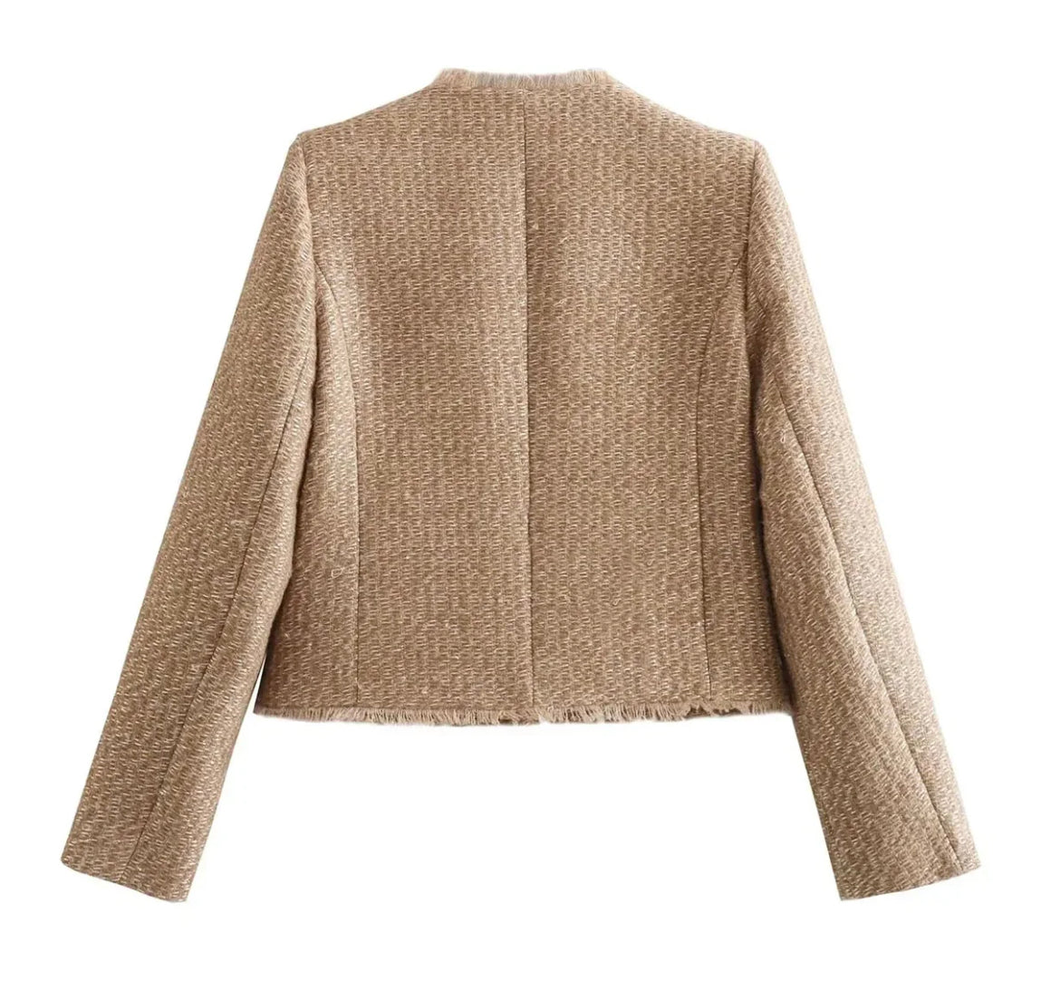 Veste élégante pour femme avec boutons dorés