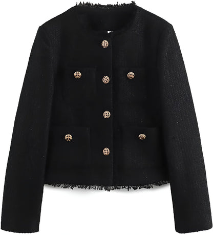 Veste élégante pour femme avec boutons dorés