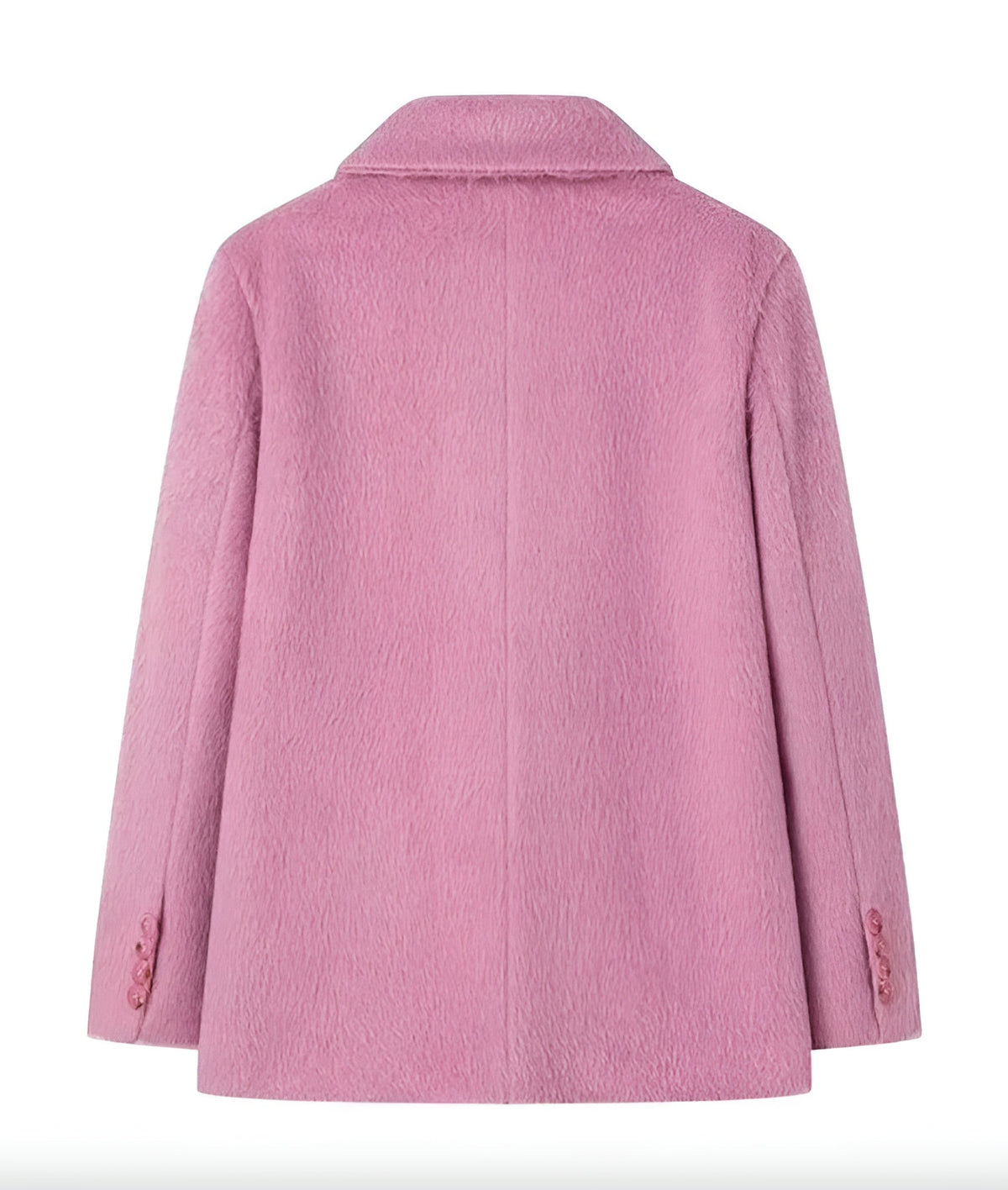 Veste blazer pour femme en polyester à fausse fourrure