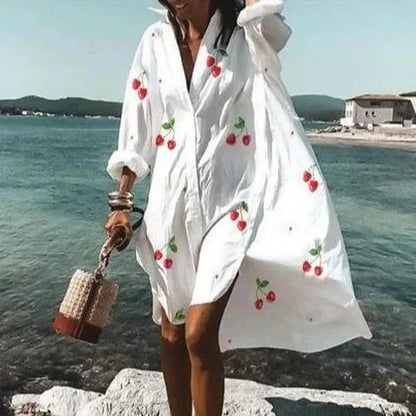 Variant image for Robe d'Été Femme Chic Longue Blanche – Élégante et Confortable pour Toutes Occasions-25