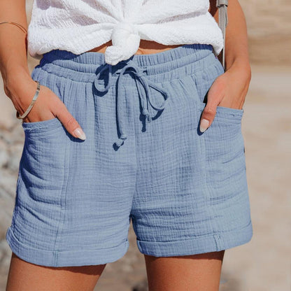Jean court taille haute pour femmes – Confortable et élégant, idéal pour l'été et les activités sportives