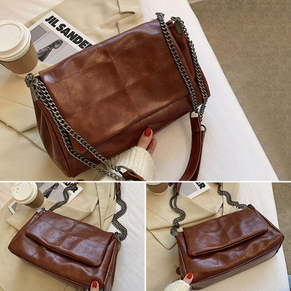 Sac à épaule en cuir synthétique pour femme – 31x20x13 cm, élégant et pratique pour les sorties et les voyages