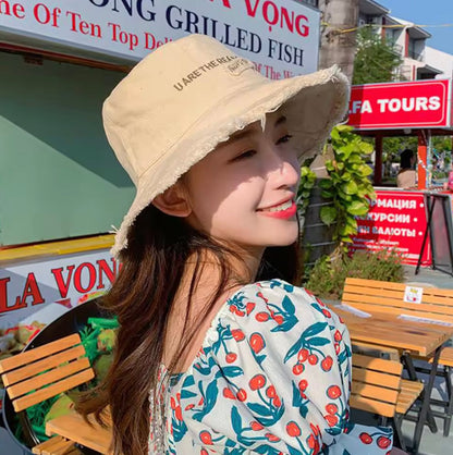 Adjustable Cotton Sun Hat UV Protection for Men and Women - Trendy Sun Protection