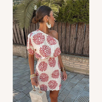 Robe courte légère et fluide pour femme – Idéale pour les journées ensoleillées et les sorties décontractées