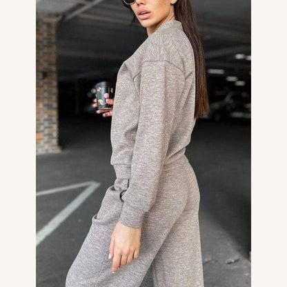 Ensemble de vêtements d'intérieur en tricot doux pour femmes – Cardigan ample et pantalon confortable Tailles S à XL