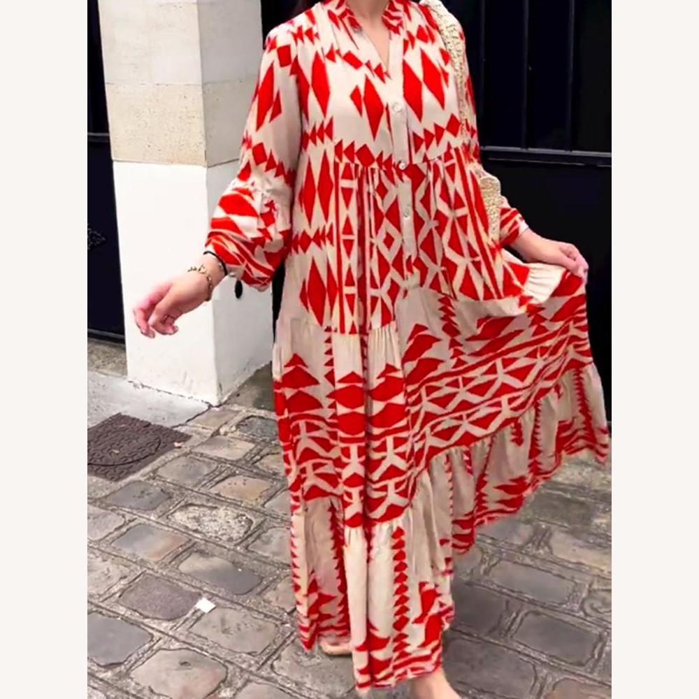 Robe longue aérée pour femme en tissu léger – Confort élégant pour l'été et le soir