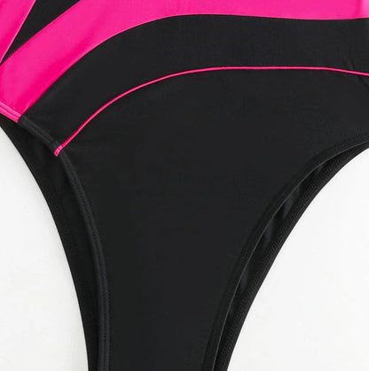 Maillot de bain une pièce sportif en nylon pour femme avec détails bohèmes – Élégance et confort pour l'été