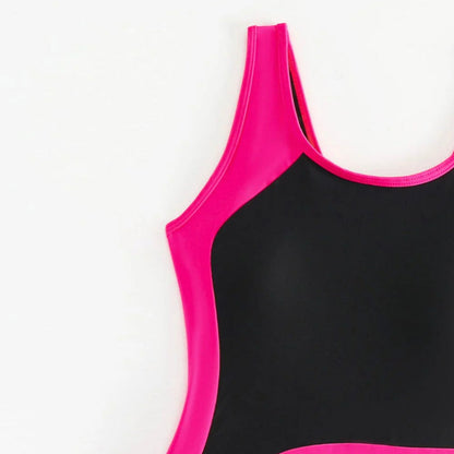 Maillot de bain une pièce sportif en nylon pour femme avec détails bohèmes – Élégance et confort pour l'été