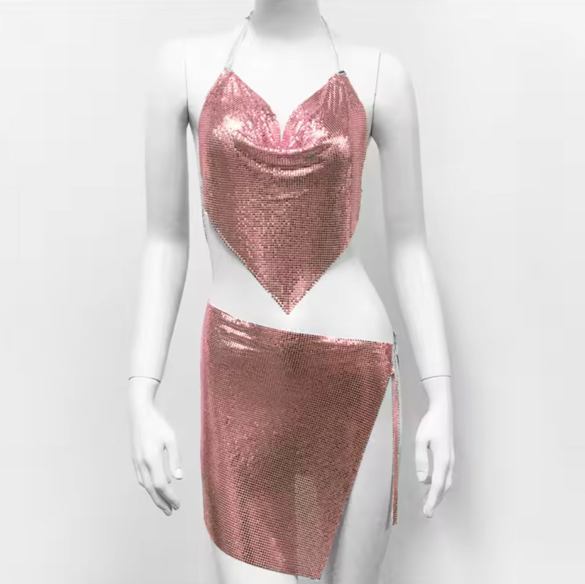 Bikini féminin en polyester à taille haute à motif floral – Maillot de bain élégant pour l'été