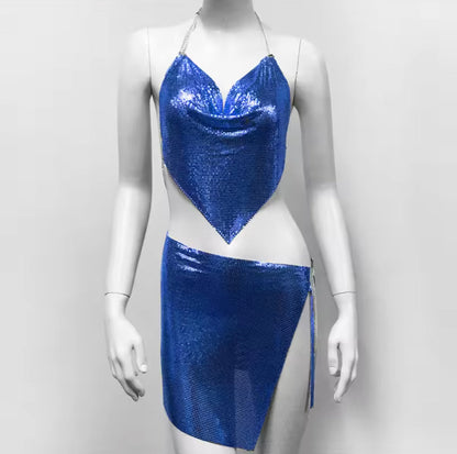 Bikini féminin en polyester à taille haute à motif floral – Maillot de bain élégant pour l'été