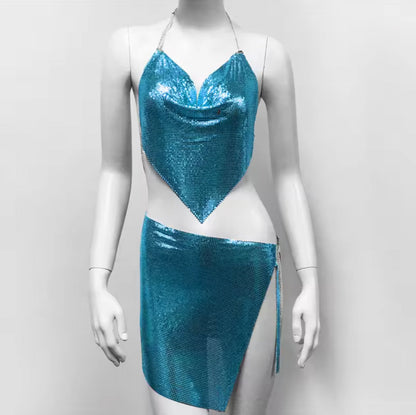 Bikini féminin en polyester à taille haute à motif floral – Maillot de bain élégant pour l'été